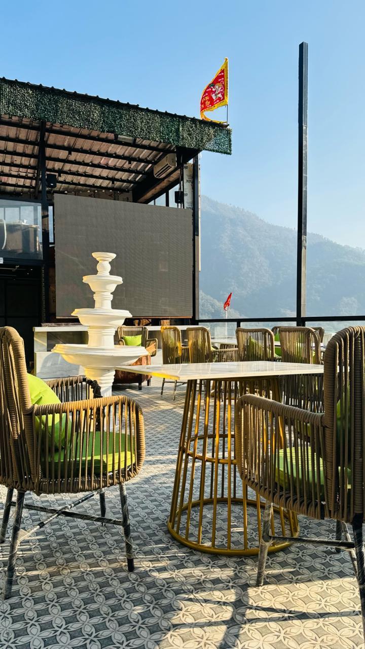 Ciel rooftop dining with Himalayan view